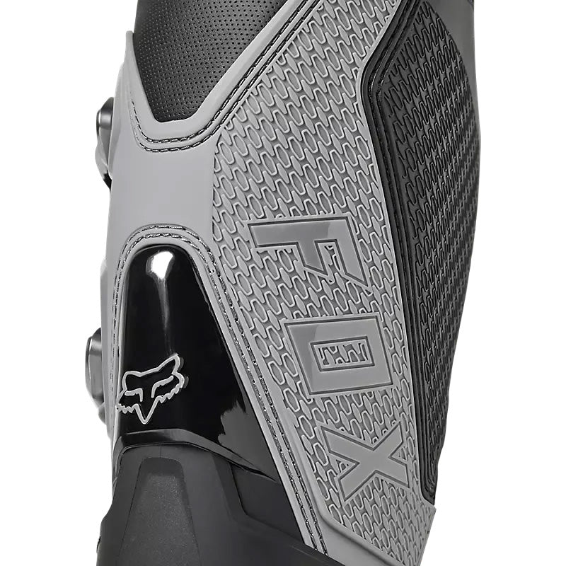 Fox Racing Motion Boots Dark Shadow - Close-Up Rear View of Ankle