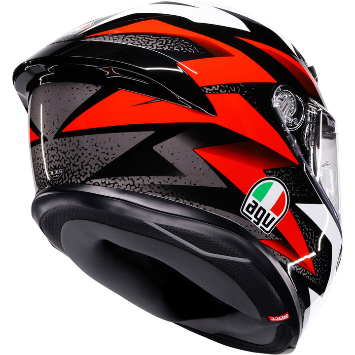 K6 S Helmet - Braven - Black/Red/White