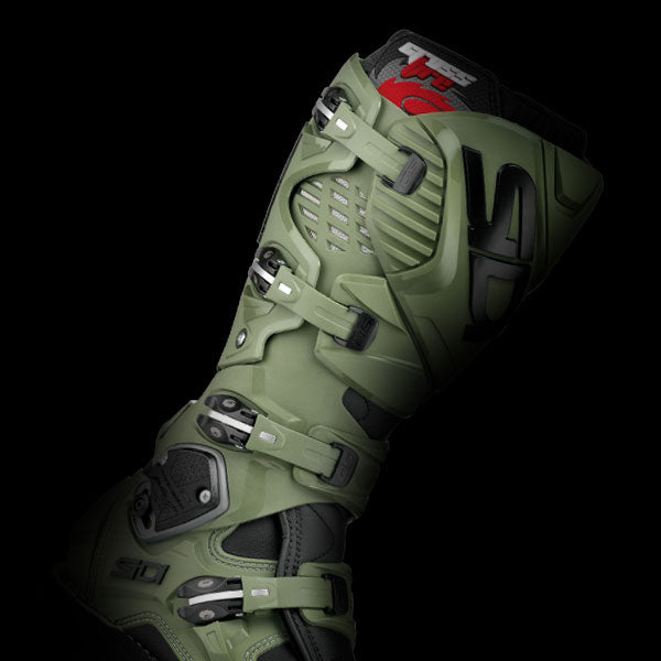 stylized photo of Sidi Crossfire 3 TA Boot in Army Green