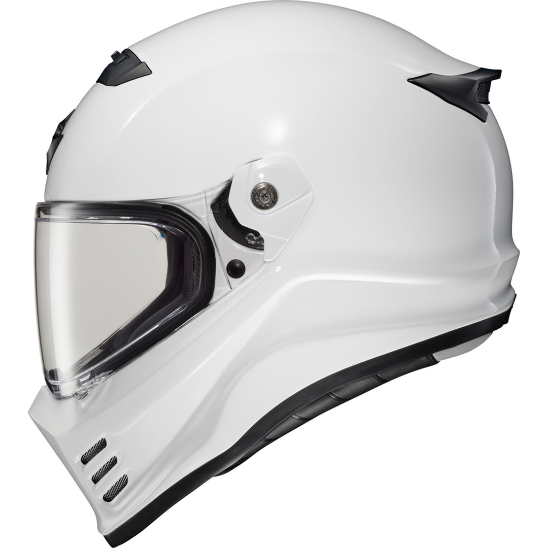 SCORPION EXO Covert FX Full Face Helmet Gloss White - Side View