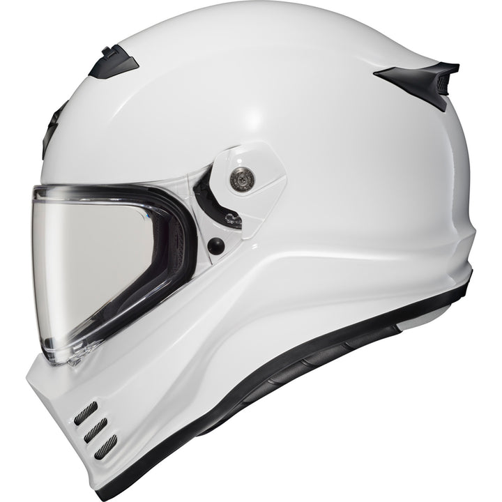 SCORPION EXO Covert FX Full Face Helmet Gloss White - Side View