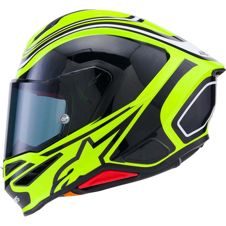 Supertech R7 Helmet - Zeal - 22.06 - Gloss Yellow Fluo/Black/White