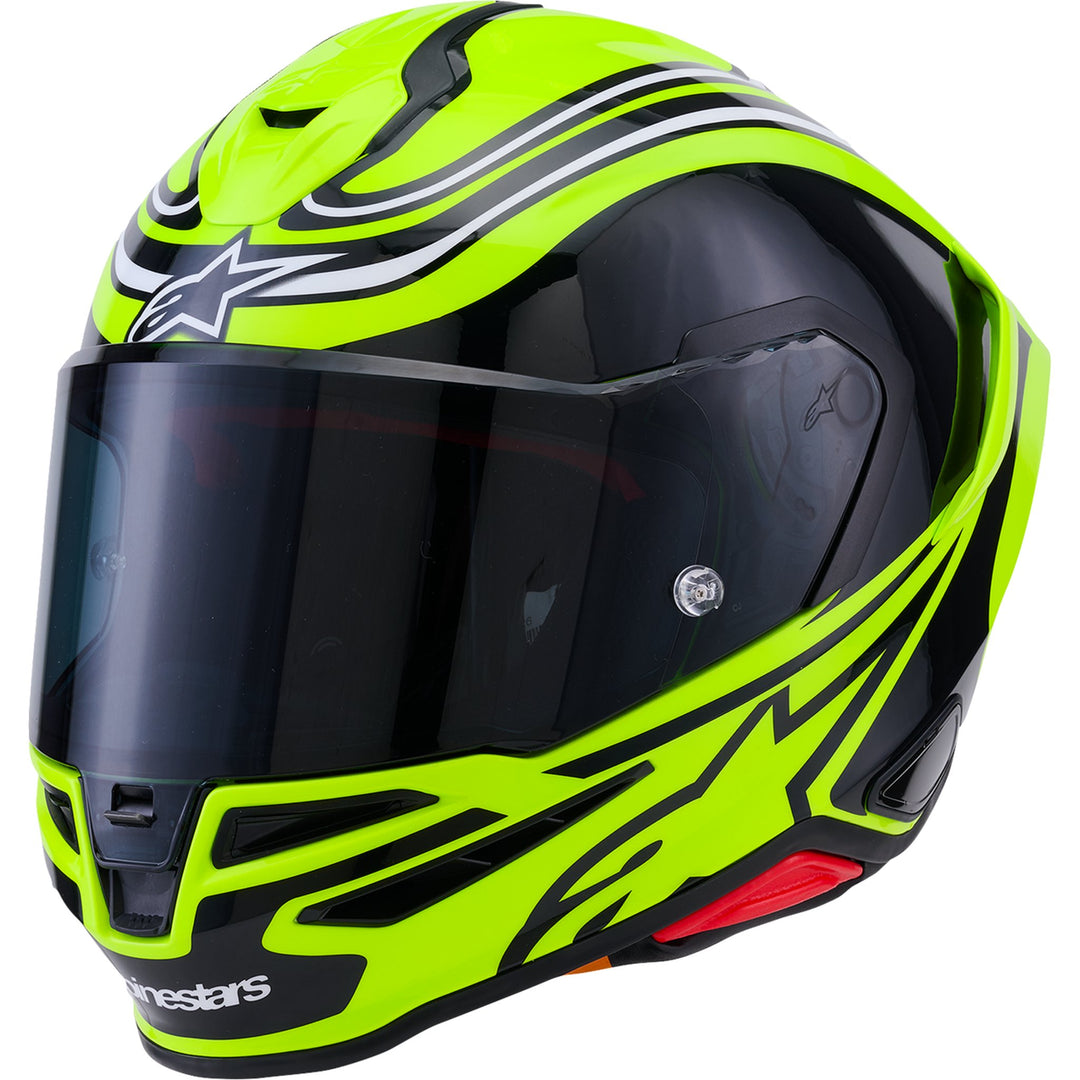 Supertech R7 Helmet - Zeal - 22.06 - Gloss Yellow Fluo/Black/White