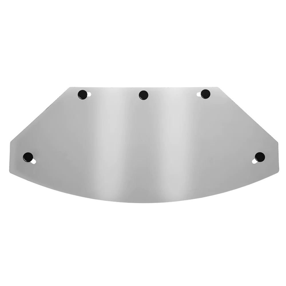 Daytona Helmets 5-Snap Shield Smoke - Front View