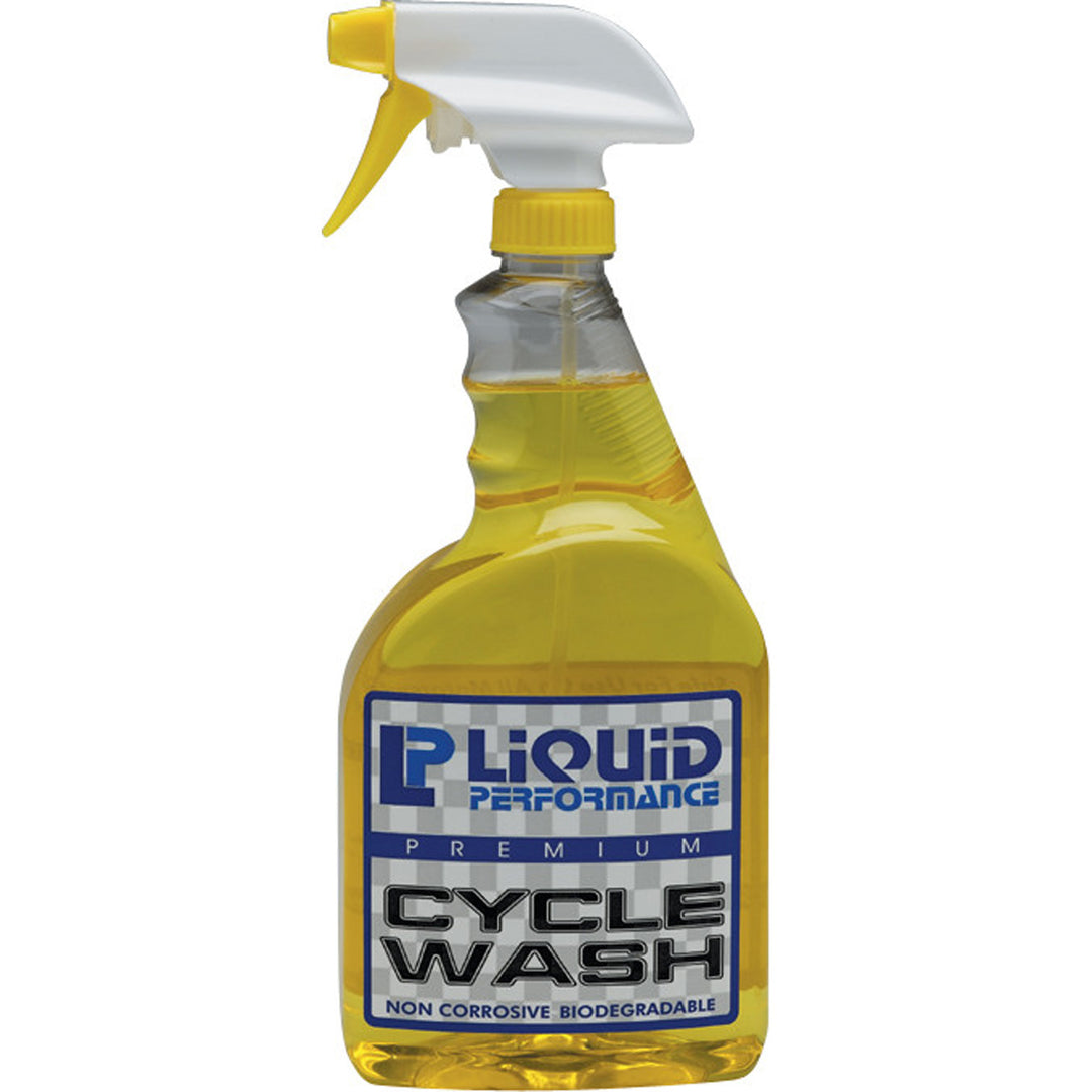 Liquid Performance Cycle Wash - Front View of Bottle