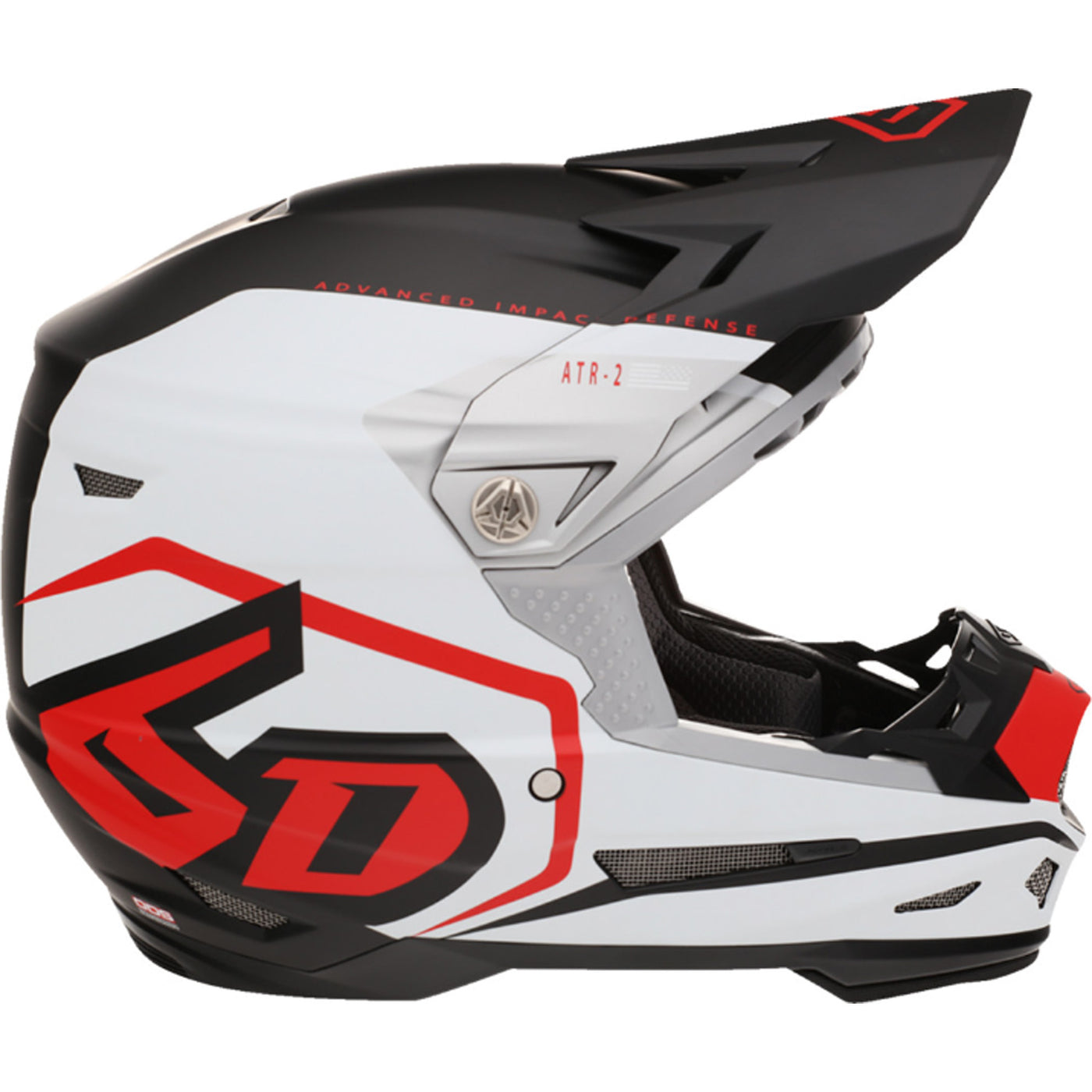 6D Helmets ATR-2 Delta Helmet Red - Right Side View