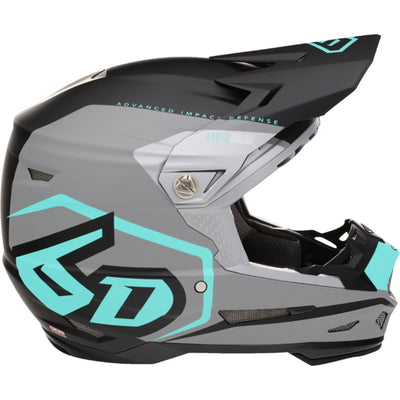 6D Helmets ATR-2 Delta Helmet Teal - Right Side View