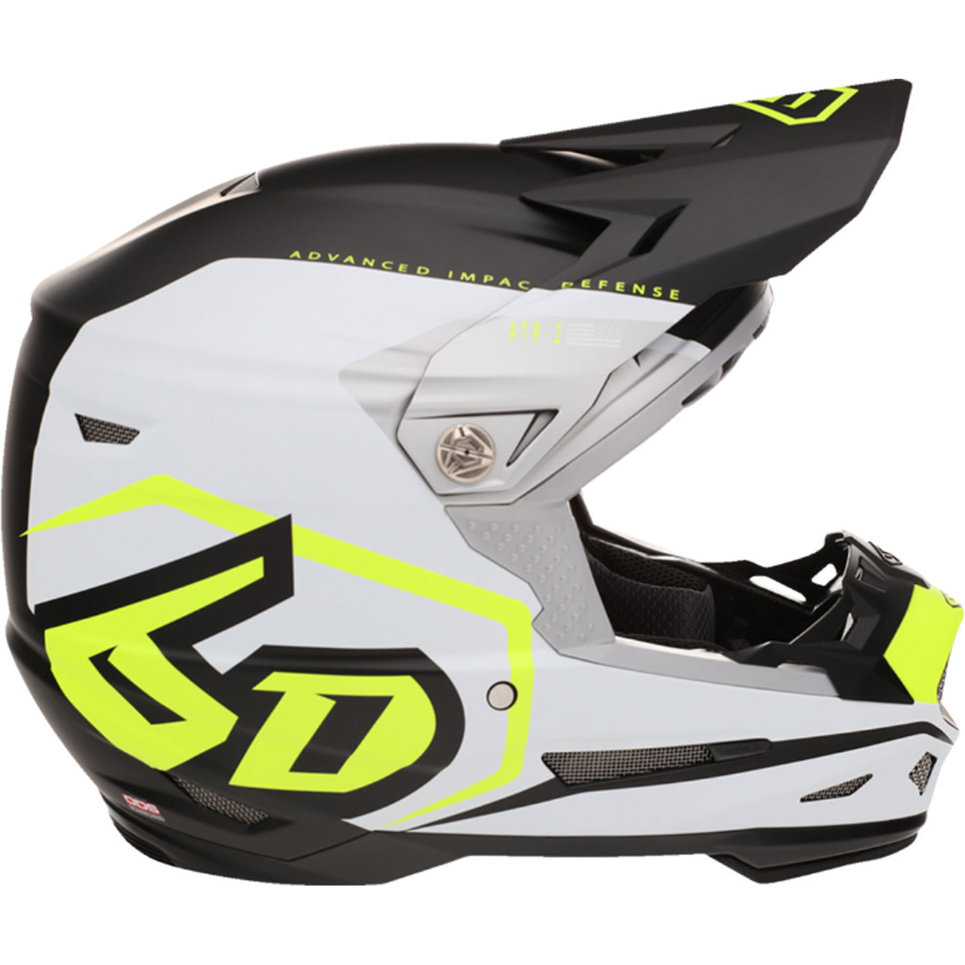 6D Helmets ATR-2 Delta Helmet Neon Yellow - Right Side View