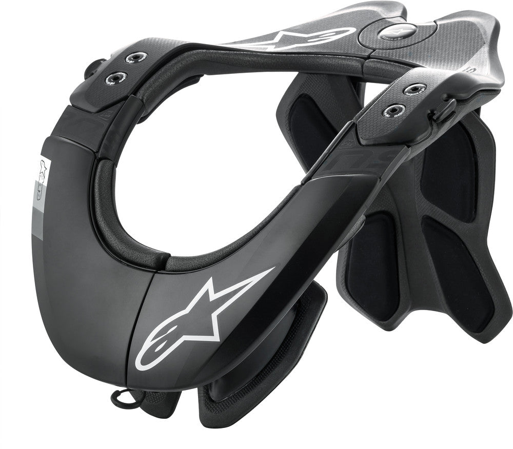 Alpinestars BNS Tech 2 Neck Support Black/Cool Grey - Front View