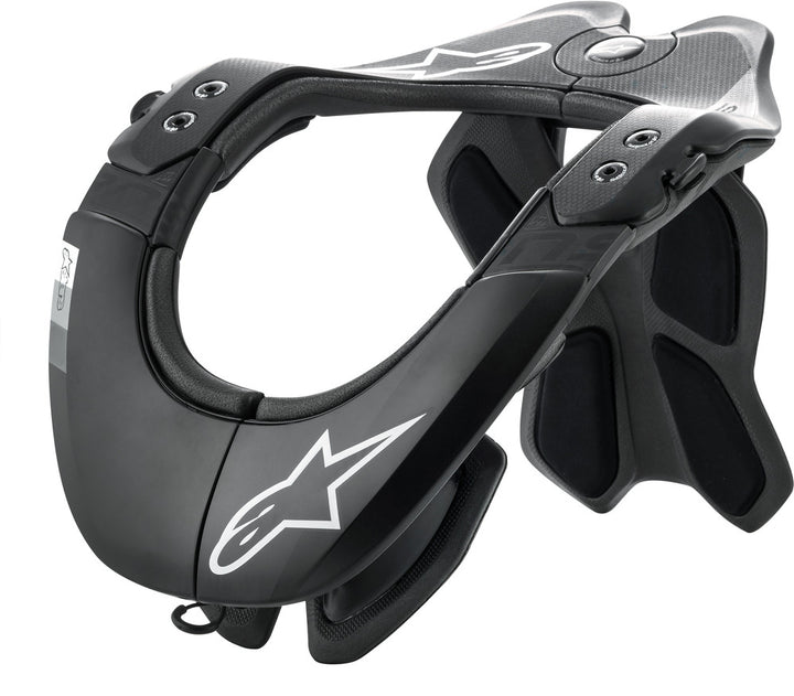 Alpinestars BNS Tech 2 Neck Support Black/Cool Grey - Front View