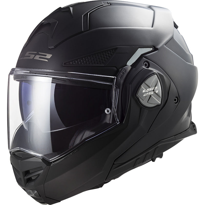 LS2 Helmets Advant-X Helmet Matte Black - Front Side View