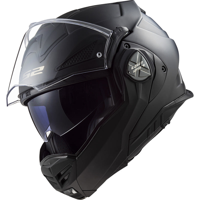 LS2 Helmets Advant-X Helmet - Left Side View with FaceShield Raised