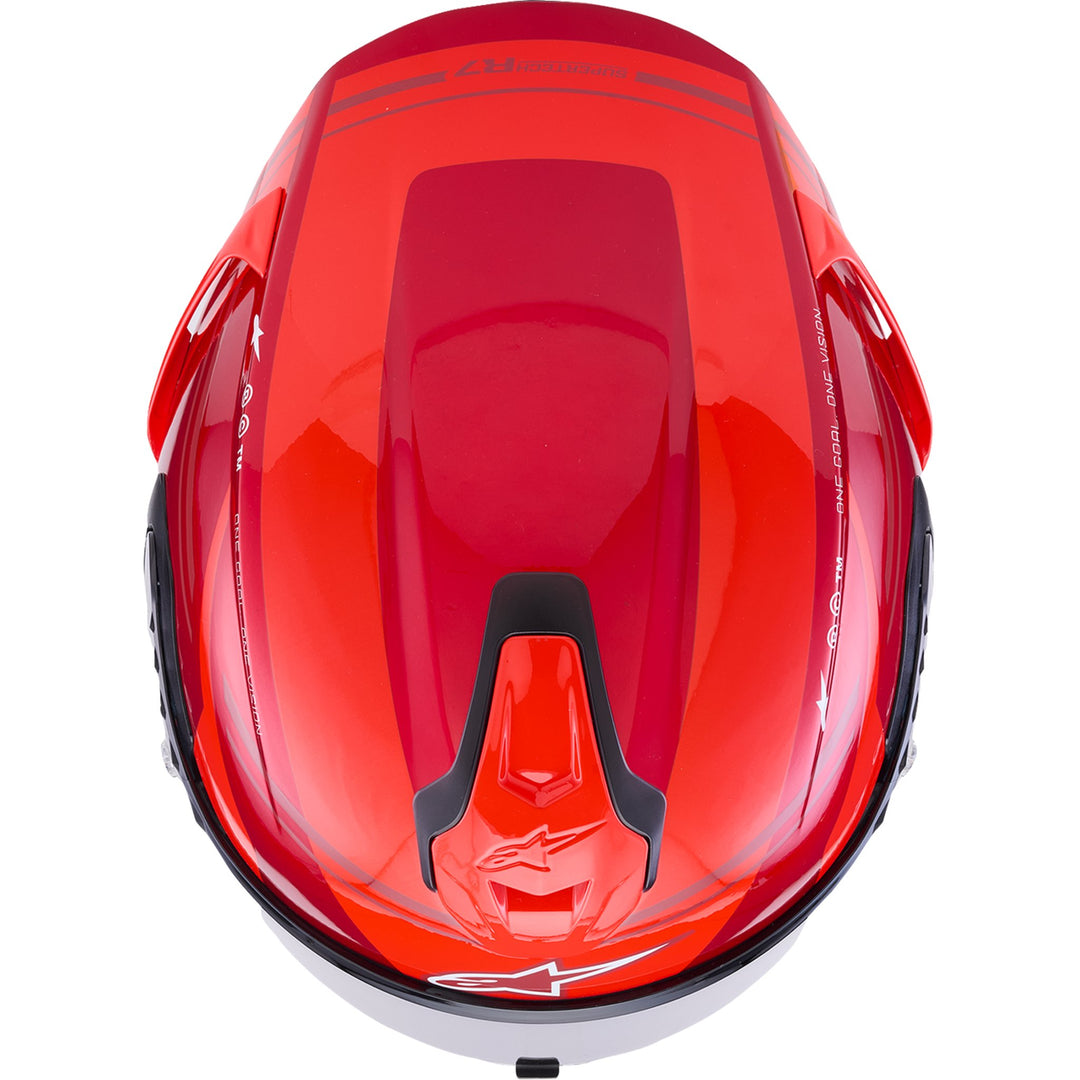 Supertech R7 Helmet - 22.06 - A-Core - Gloss Red/White