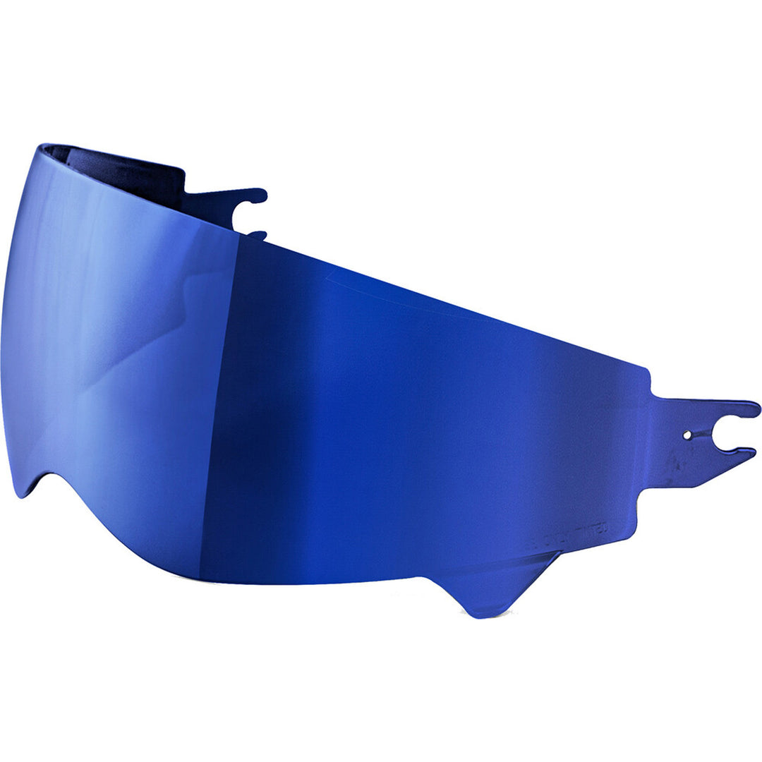 SCORPION EXO COVERT/COVERT X Sunvisor Blue Mirror - Front Side View