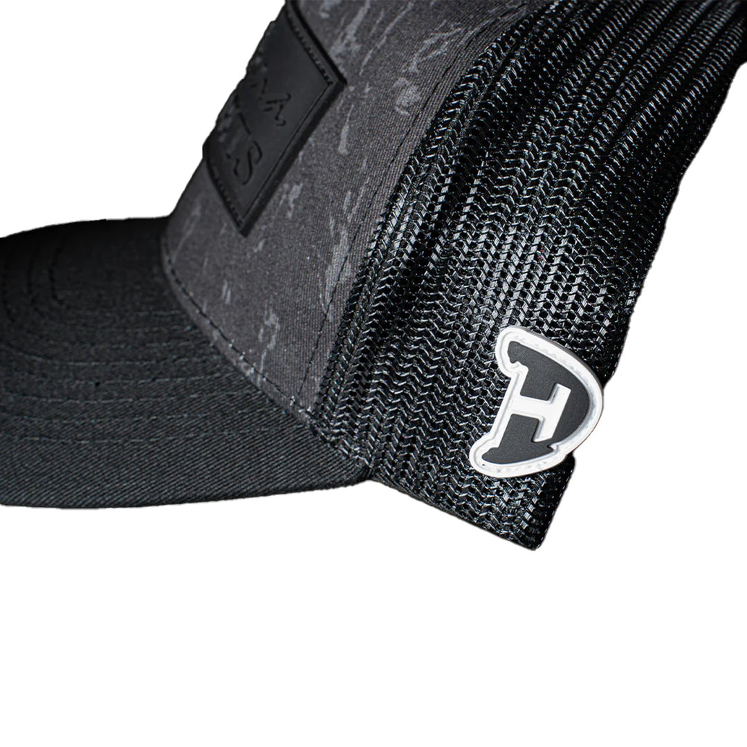 Daytona Helmets Trucker Camo Cap - Close-Up of Side View