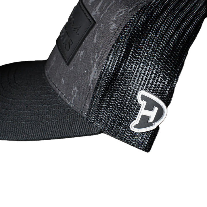 Daytona Helmets Trucker Camo Cap - Close-Up of Side View