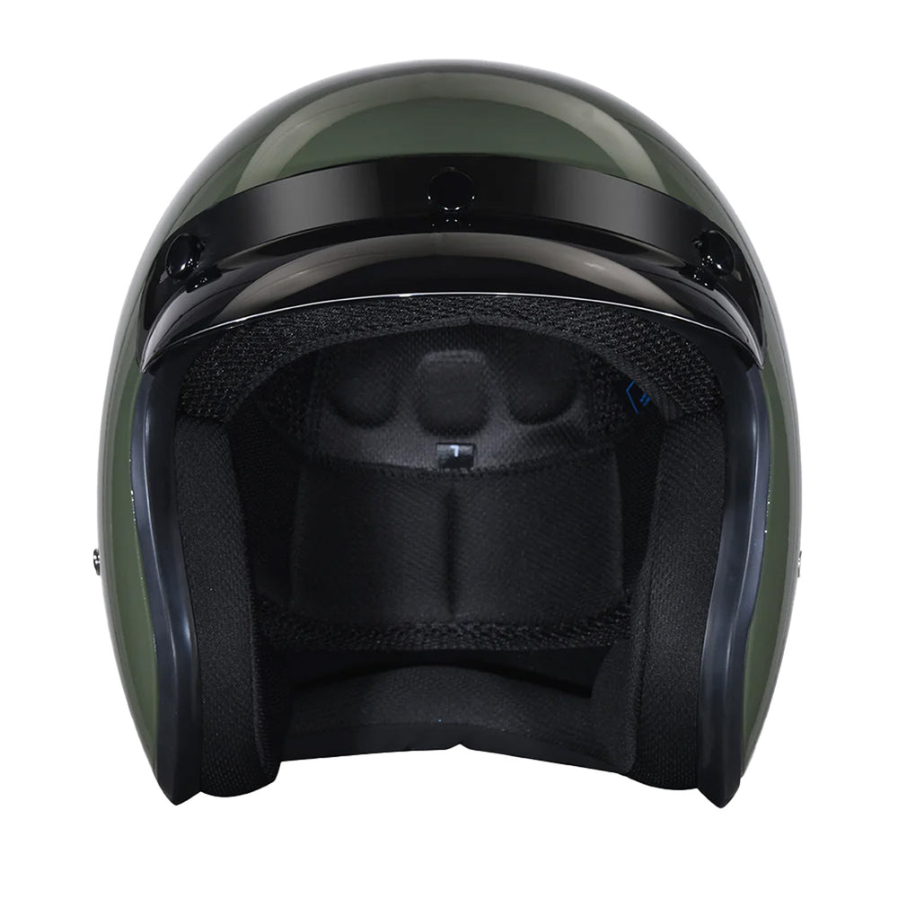 Daytona Helmets D.O.T. Cruiser Helmet - 2nd Amendment Seal - Front View