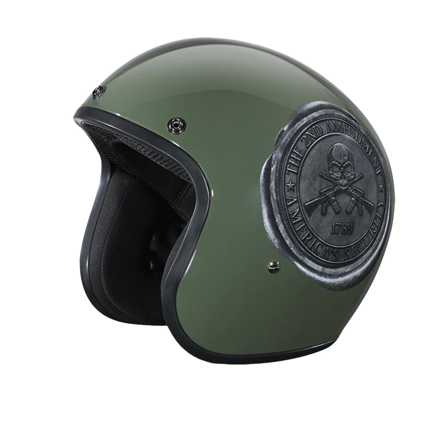 Daytona Helmets D.O.T. Cruiser Helmet - 2nd Amendment Seal