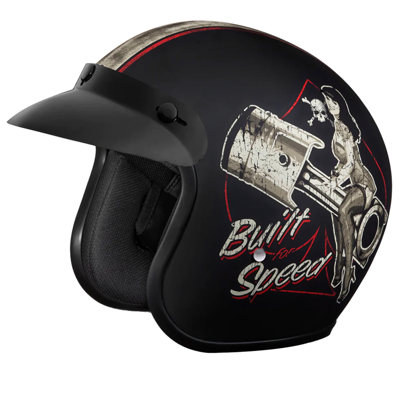 Daytona Helmets D.O.T. Cruiser Helmet - Built for Speed