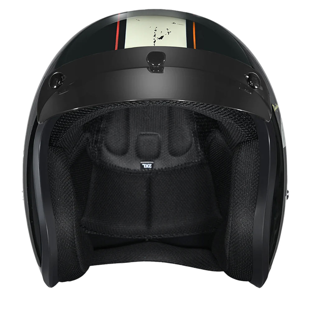 Daytona Helmets D.O.T. Cruiser Helmet - Daytona 30th - Front View