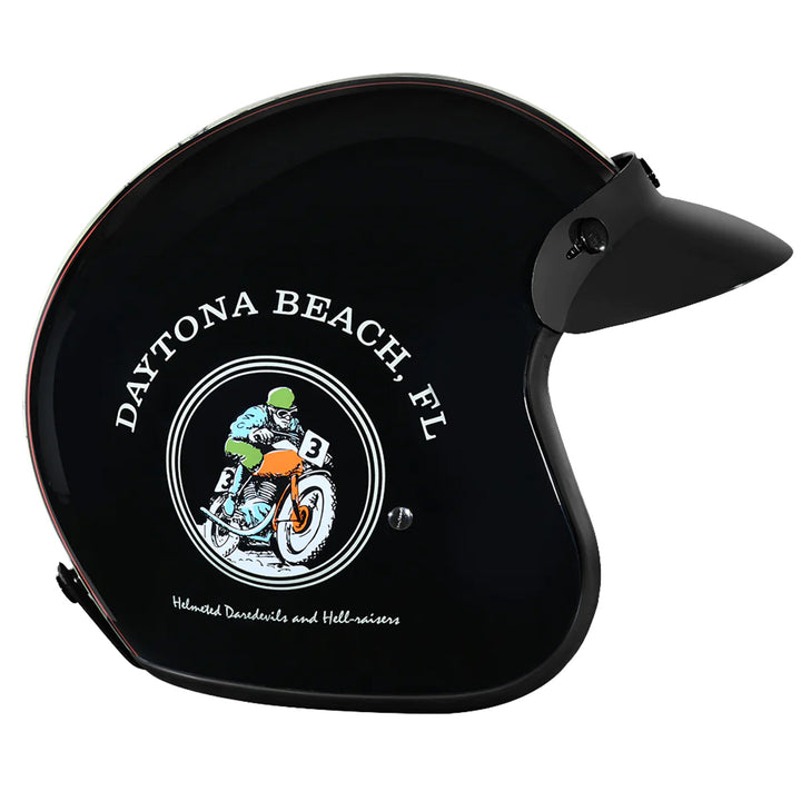 Daytona Helmets D.O.T. Cruiser Helmet - Daytona 30th - Right Side View