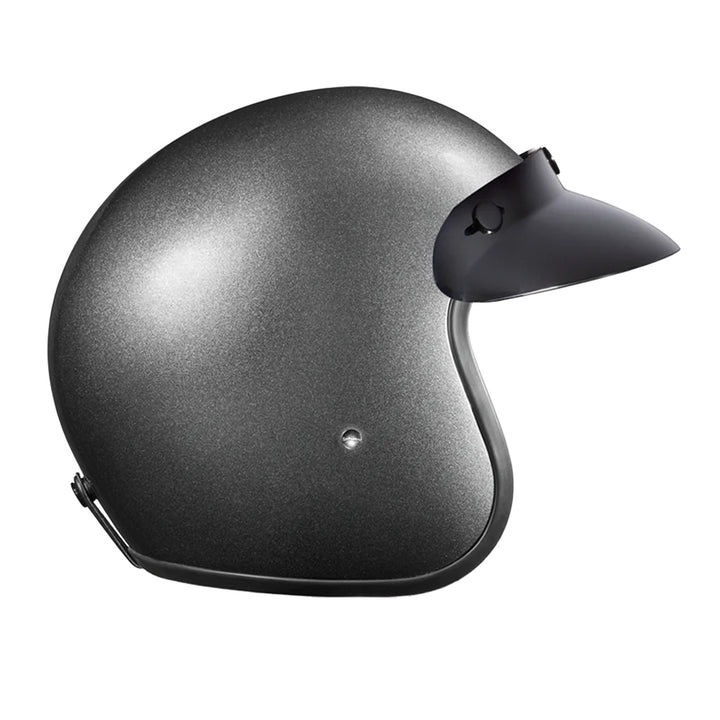 Daytona Helmets D.O.T. Cruiser Helmet Gunmetal Grey Metallic - Right Side View