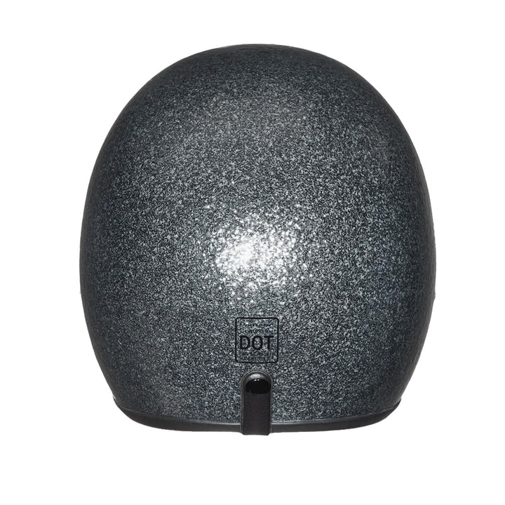 Daytona Helmets D.O.T. Cruiser Helmet Gunmetal Flake - Rear View