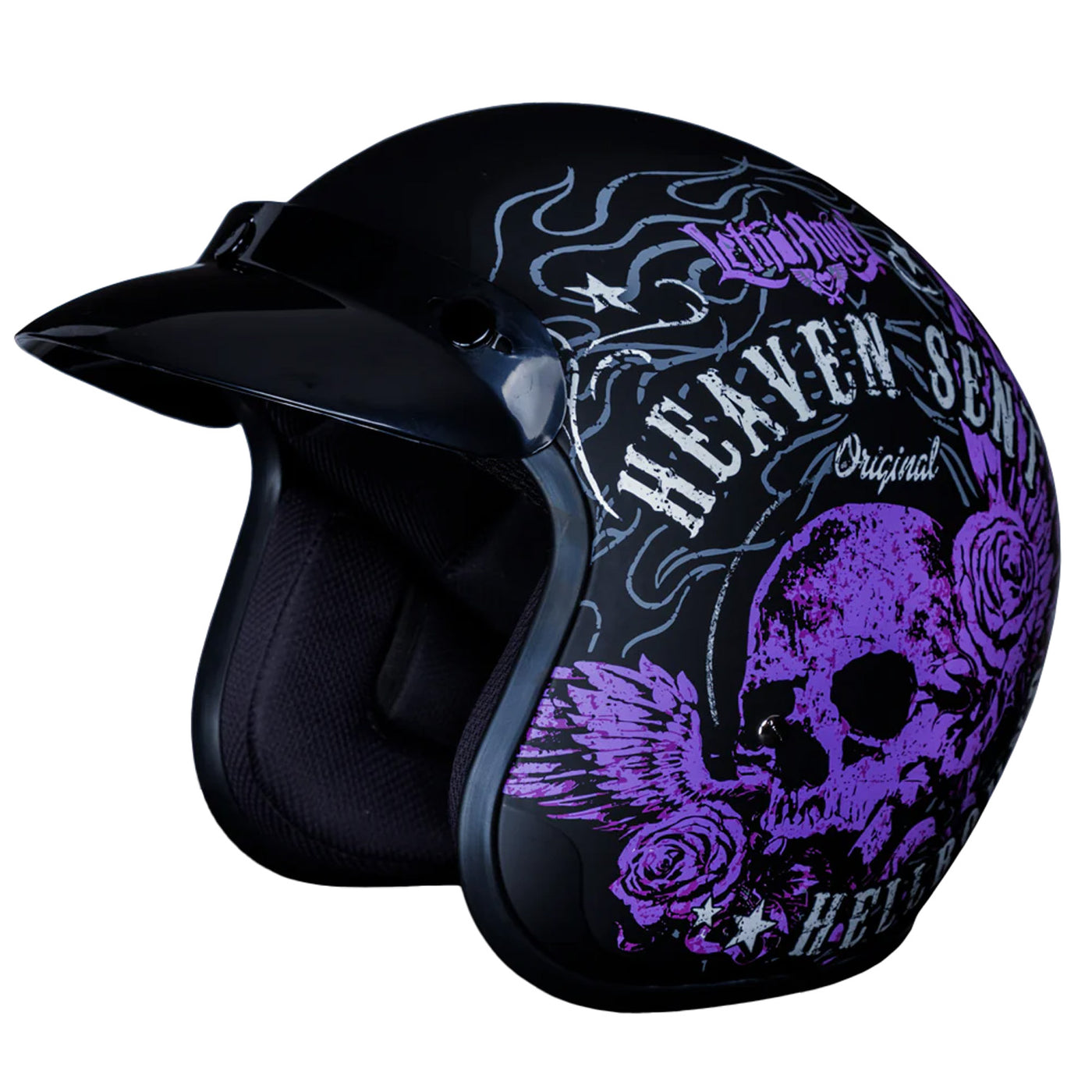 Daytona Helmets D.O.T. Cruiser Helmet - Heaven Sent