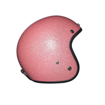 Daytona Helmets D.O.T. Cruiser Helmet Pink Metal Flake - Right Side View without Visor