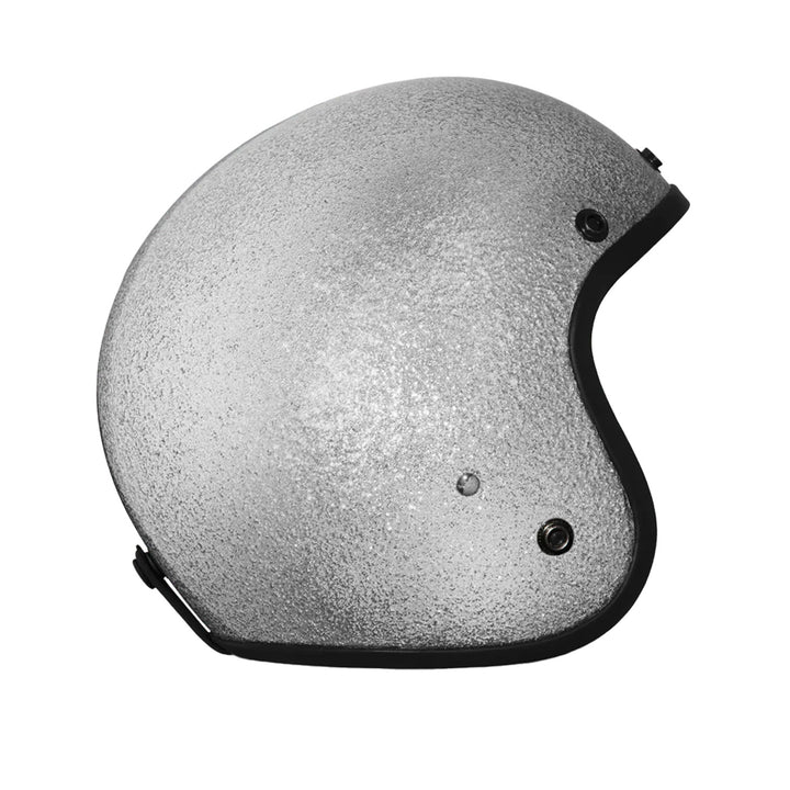 Daytona Helmets D.O.T. Cruiser Helmet Silver Metal Flake - Right Side View without Visor