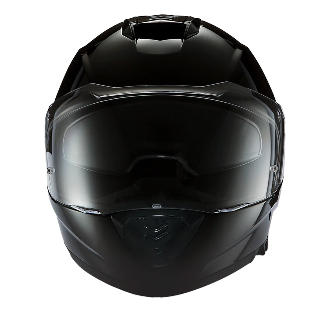 Daytona Helmets D.O.T. Detour Helmet Gloss Black - Front View