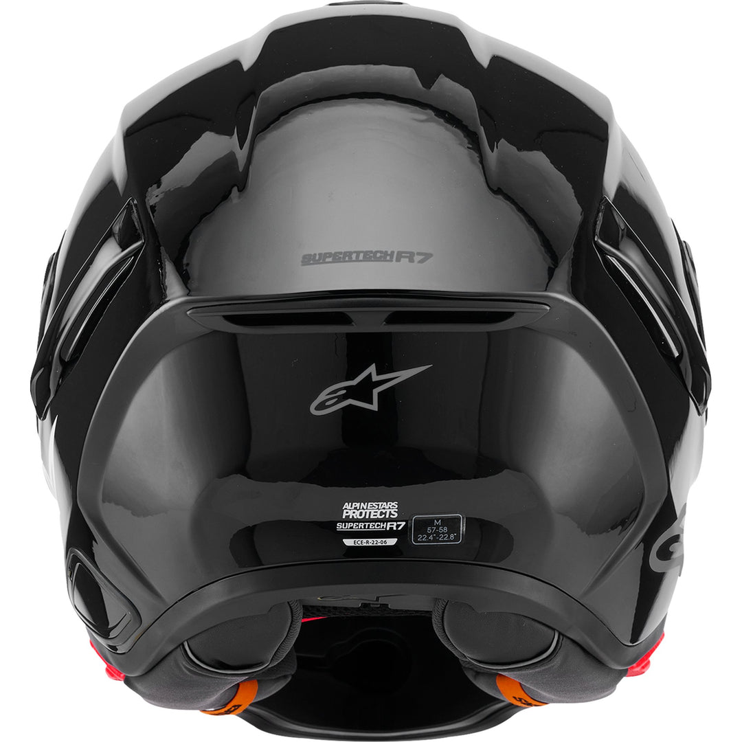 Supertech R7 Helmet - 22.06 - Solid - Gloss Black