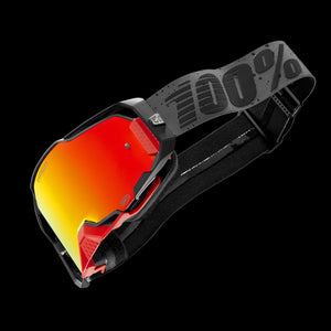 stylized shot of floating 100% Armega HiPER Goggles