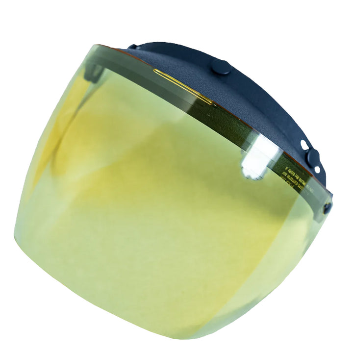 Daytona Helmets Flip-Up Visor Yellow - Front View