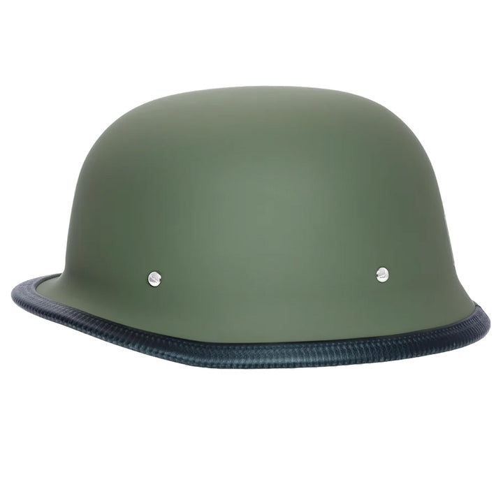 Daytona Helmets D.O.T. German Helmet Military Green - Left Side View