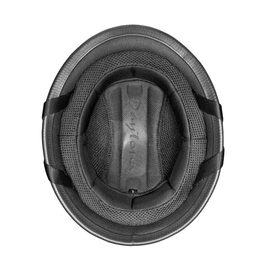 Daytona Helmets D.O.T. German Helmet Military Green - Bottom Up View