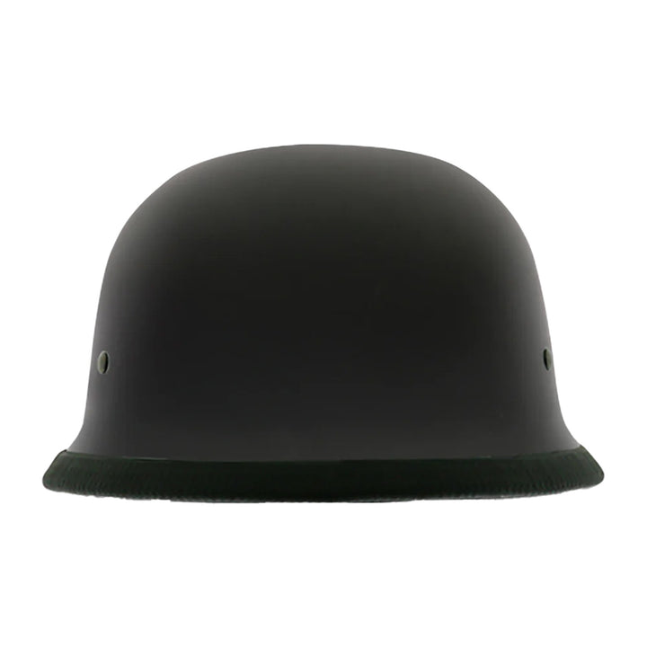 Daytona Helmets Novelty German Dull Black - Rear View