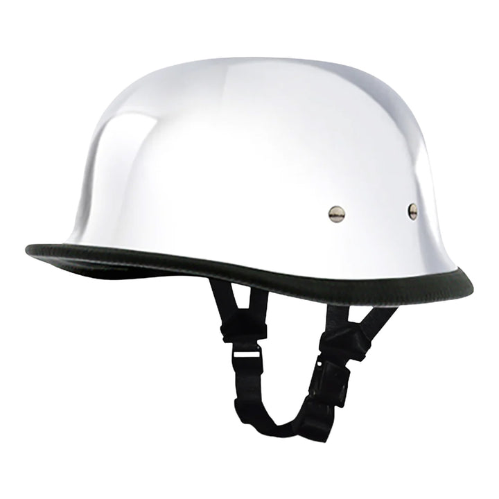Daytona Helmets Novelty German - Chrome - Front Left Side View