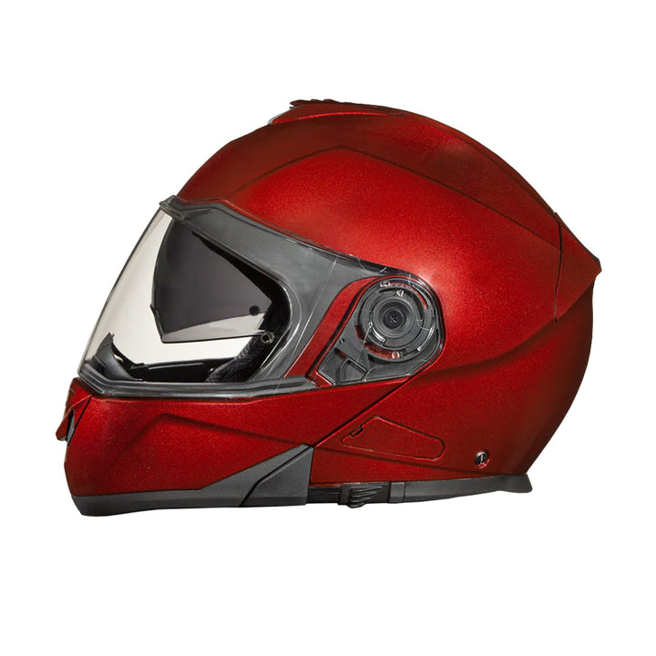 Daytona Helmets D.O.T. Glide Helmet Black Cherry - Left Side View