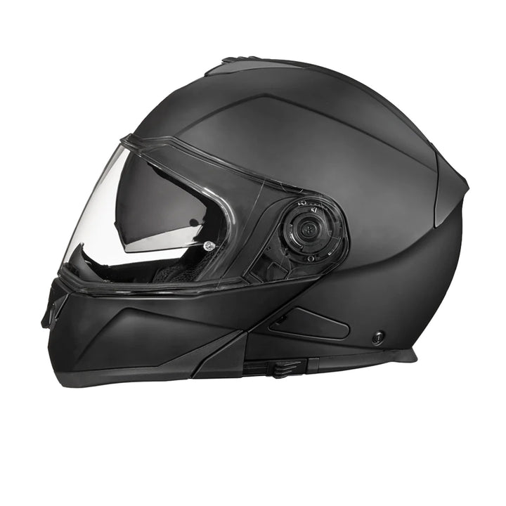 Daytona Helmets D.O.T. Glide Helmet Dull Black - Left Side View