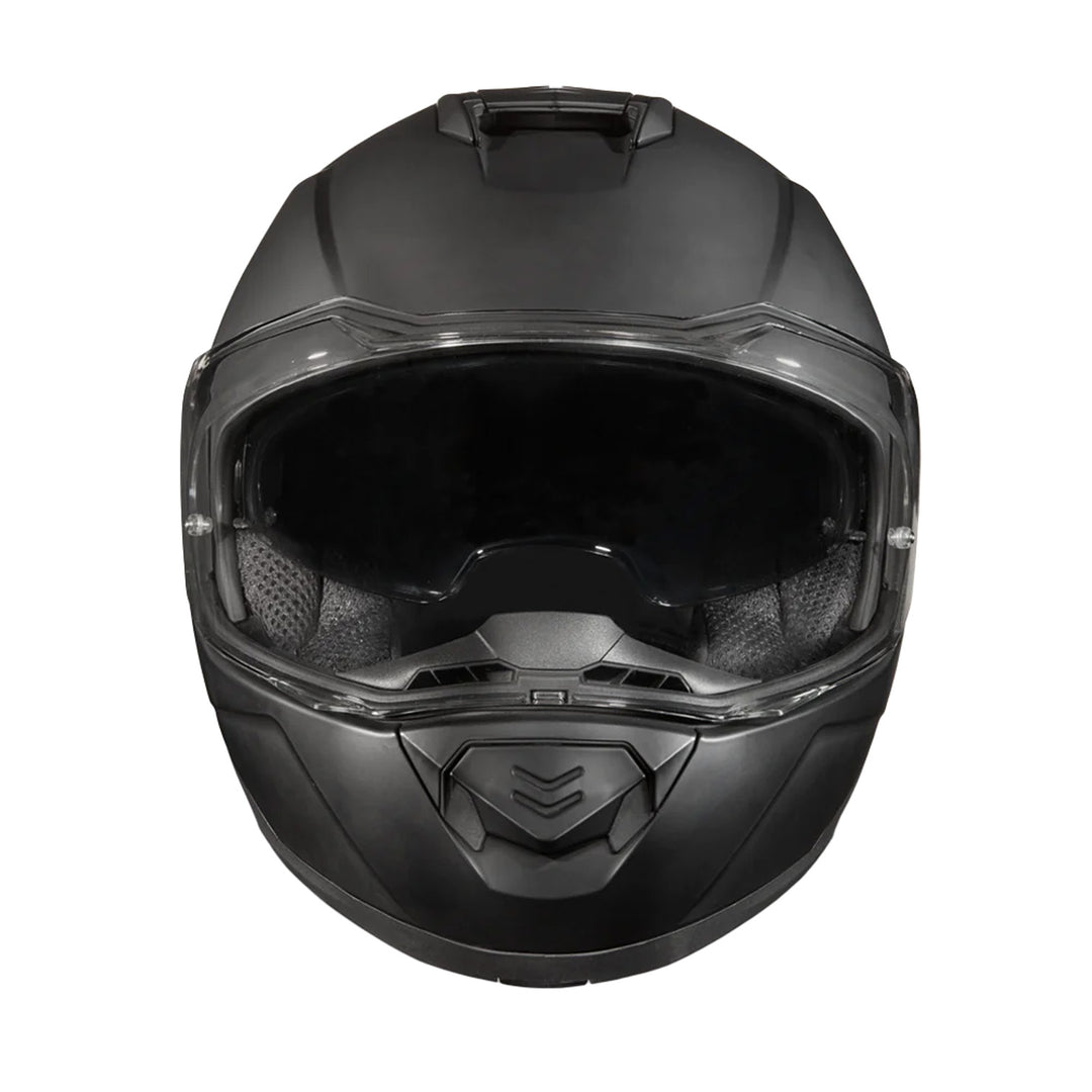 Daytona Helmets D.O.T. Glide Helmet Dull Black - Front View