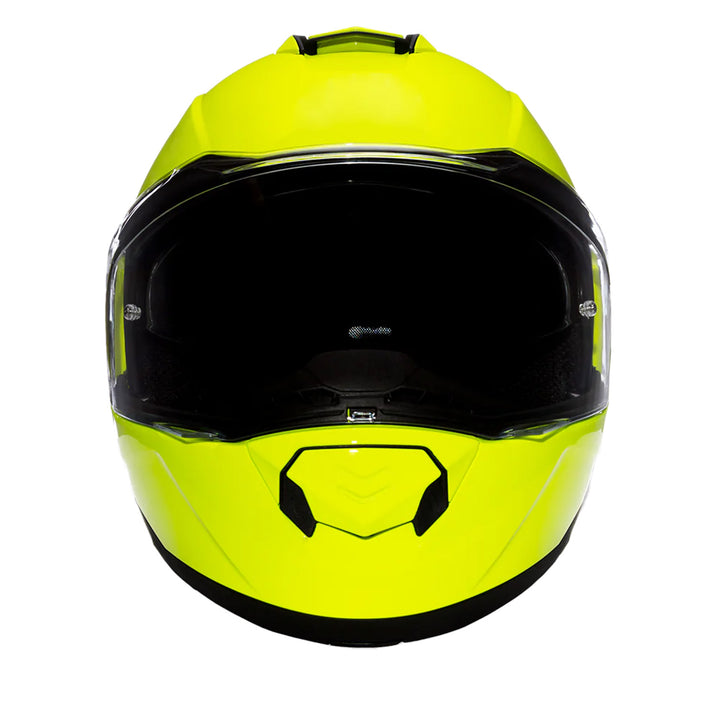 Daytona Helmets D.O.T. Glide Helmet Fluorescent Yellow - Front View