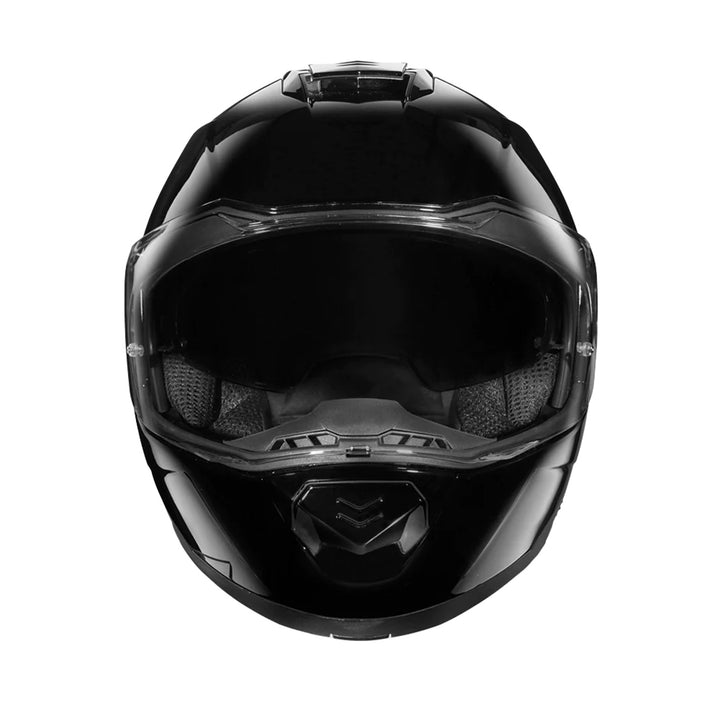Daytona Helmets D.O.T. Glide Helmet Gloss Black - Front View