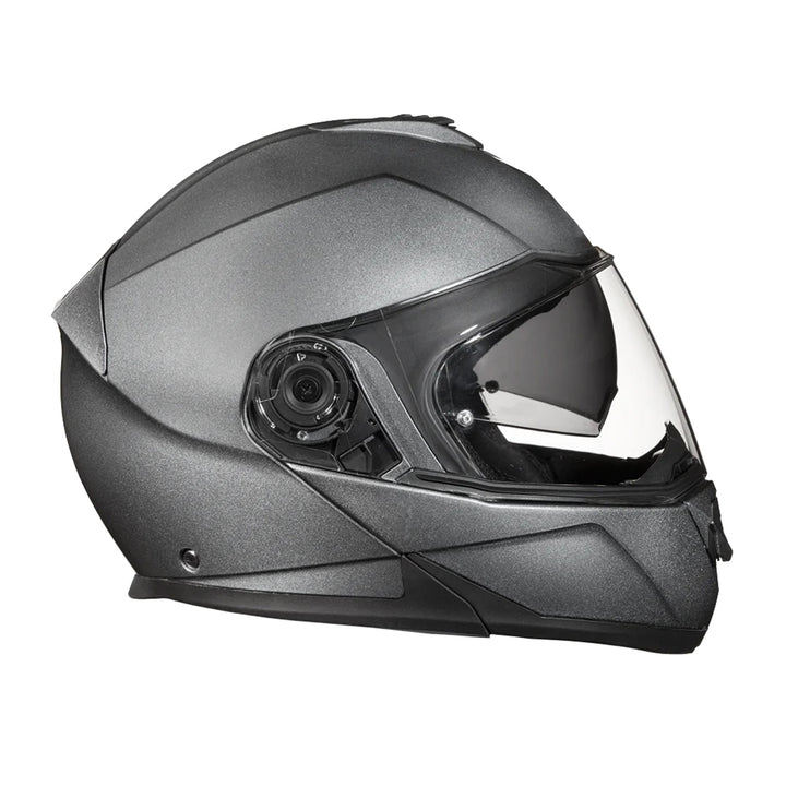Daytona Helmets D.O.T. Glide Helmet Gunmetal Grey Metallic - Right Side View