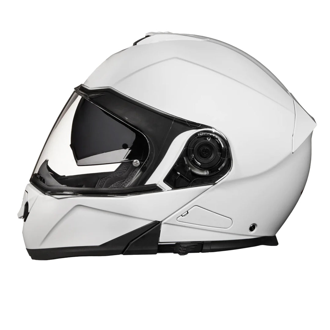 Daytona Helmets D.O.T. Glide Helmet Gloss White - Left Side View