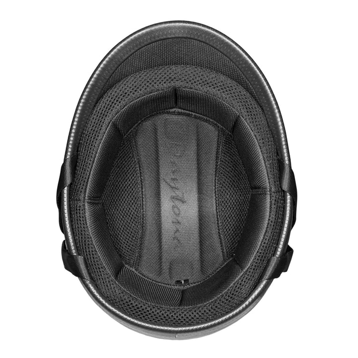 Daytona Helmets D.O.T. Hawk Helmet Dull Black - Bottom Up View