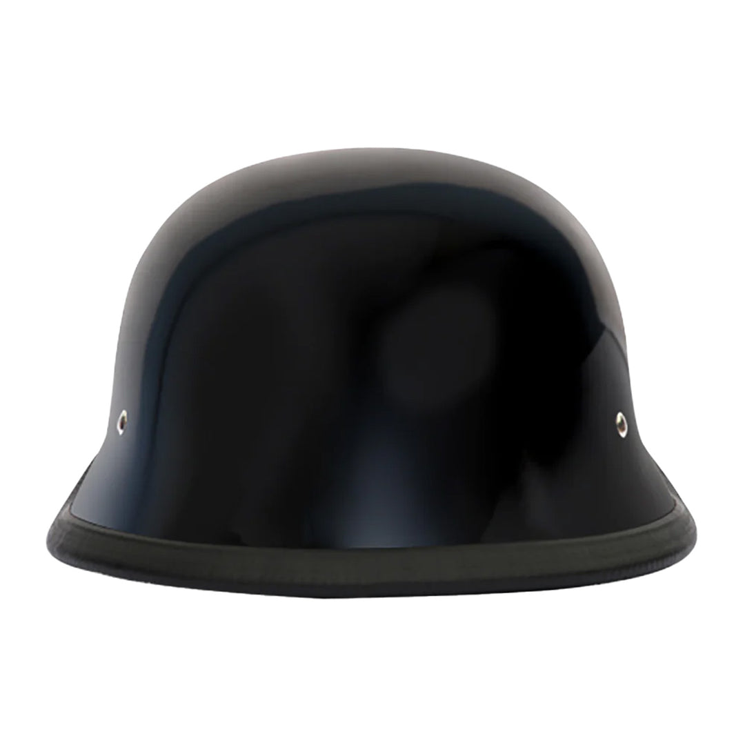 Daytona Helmets Novelty Big German Gloss Black - Rear View