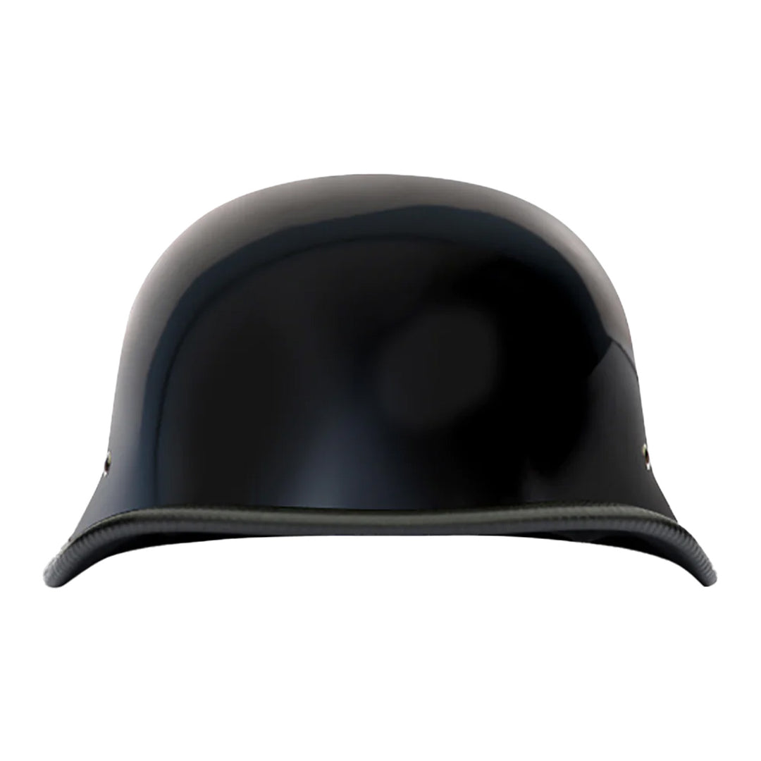 Daytona Helmets Novelty Big German Gloss Black - Front View