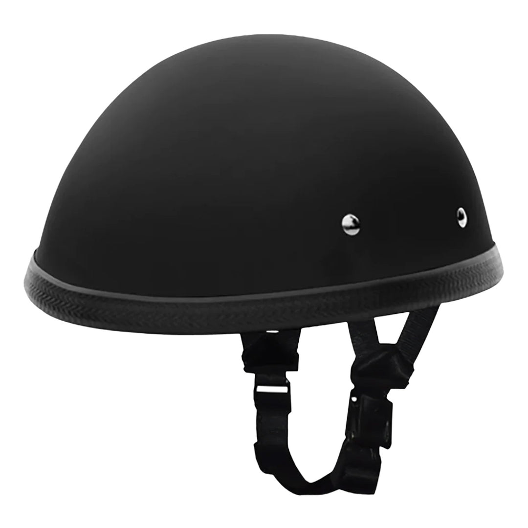 Daytona Helmets Novelty E Z Rider Dull Black - Front Left Side View