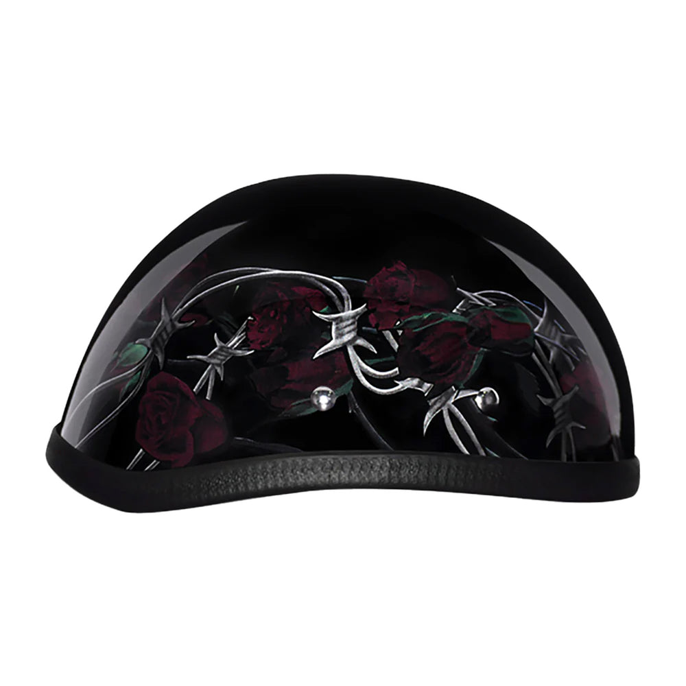 Daytona Helmets Novelty Eagle - Barbed Roses - Right Side View
